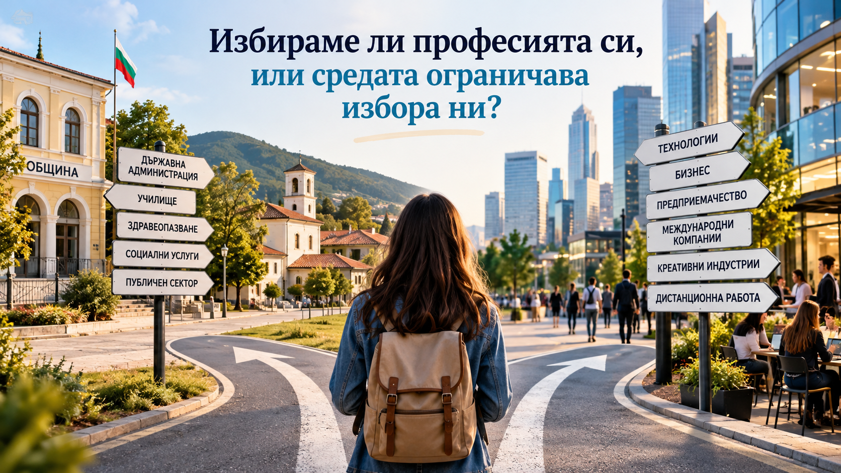 Една България, различни кариерни хоризонти: какво означава това за младите хора?